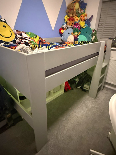 Gray wooden children - wooden, children’s