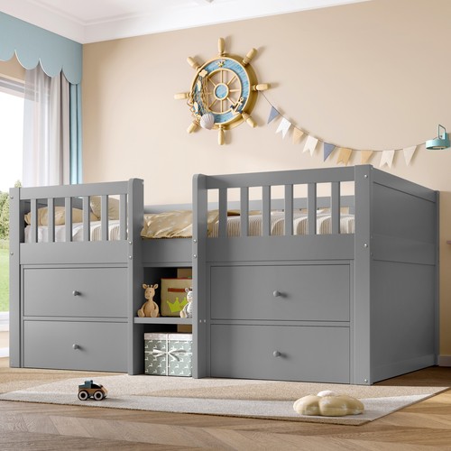 3ft single wooden - wooden, bed