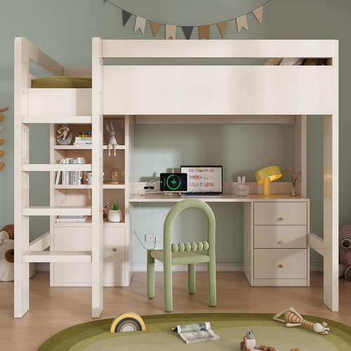 High sleeper bunk bed - high,