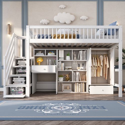 Wooden high sleeper storage - high,