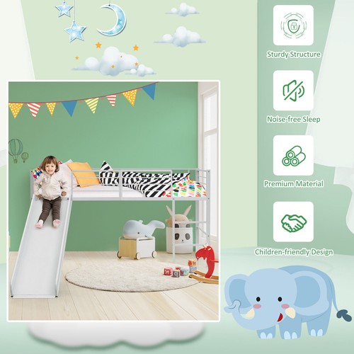 Kids single loft bed - bed, mid