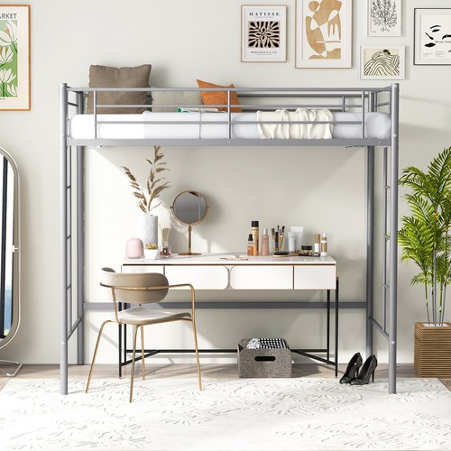 Silver high sleeper bed frame - high,