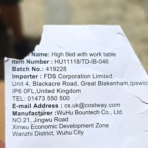 Costway metal high sleeper - high,