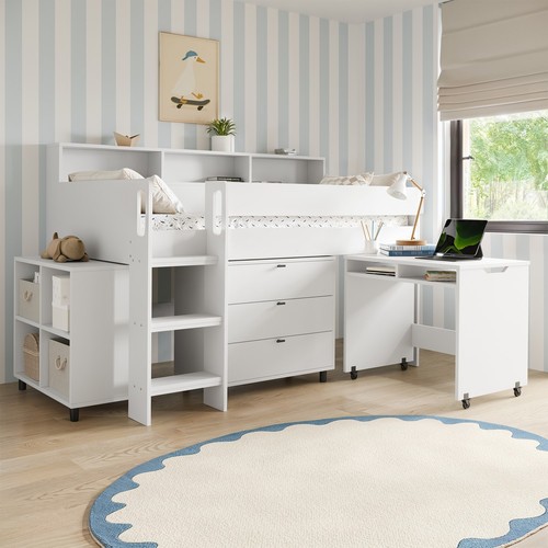 White mid sleeper - white,