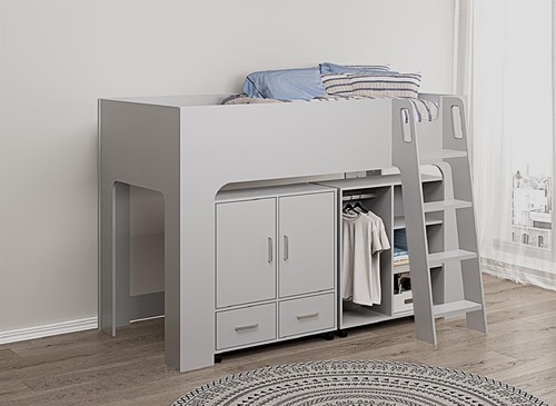Greye wood finish mid sleeper - greye,