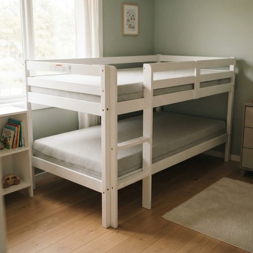 Panama mid sleeper bed white - mid,