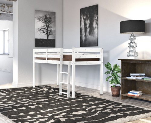 Pine cabin mid sleeper - pine, bed